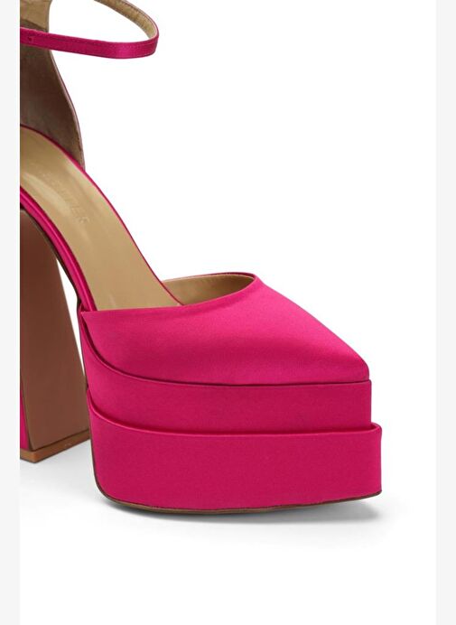 Lızzy Saten 16 Cm Platform Topuklu Ayakkabı - Görsel 5