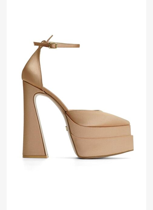 Lızzy Saten 16 Cm Platform Topuklu Ayakkabı - Görsel 2