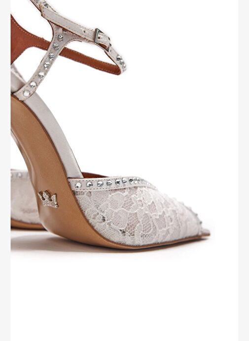 Libertè Saten 10 Cm Topuklu Ayakkabı - Görsel 6