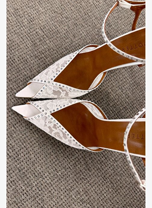 Libertè Saten 10 Cm Topuklu Ayakkabı - Görsel 7