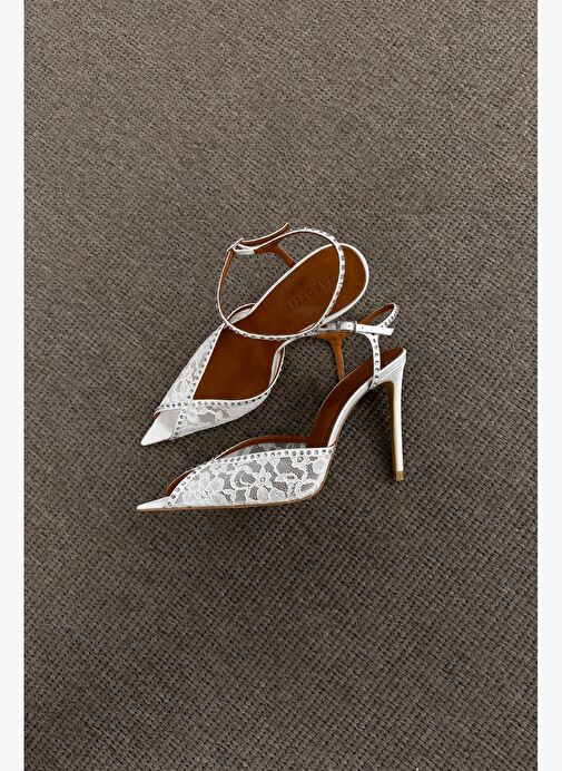 Libertè Saten 10 Cm Topuklu Ayakkabı - Görsel 8