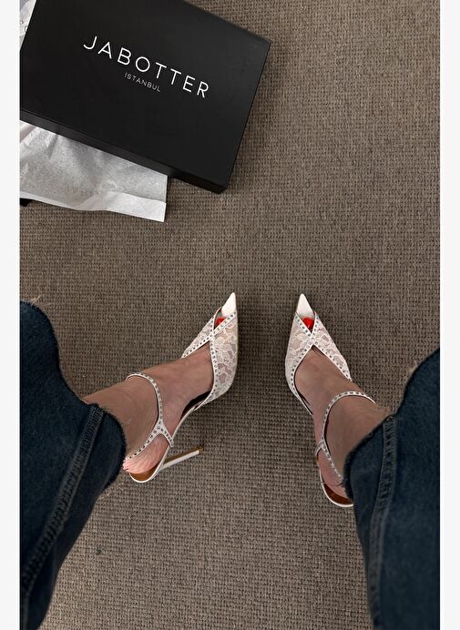 Libertè Saten 10 Cm Topuklu Ayakkabı - Görsel 9