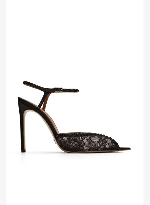 Libertè Saten 10 Cm Topuklu Ayakkabı - Görsel 2