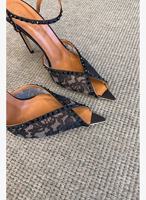 Libertè Saten 10 Cm Topuklu Ayakkabı - Görsel 6