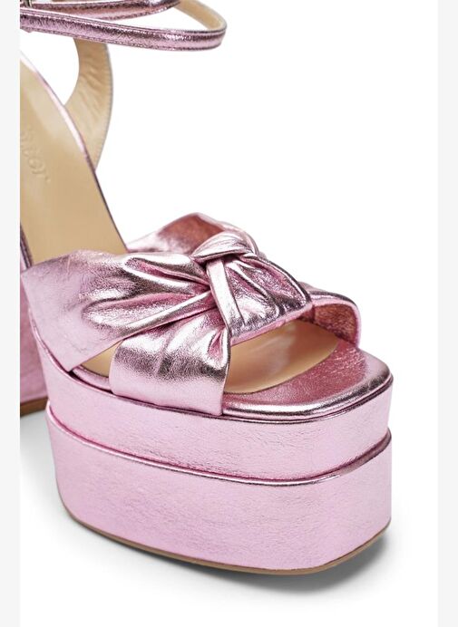 Lorena Deri 14 Cm Platform Topuklu Ayakkabı - Görsel 4