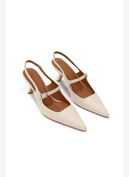 Louvre Deri 6 Cm Stiletto - Görsel 3