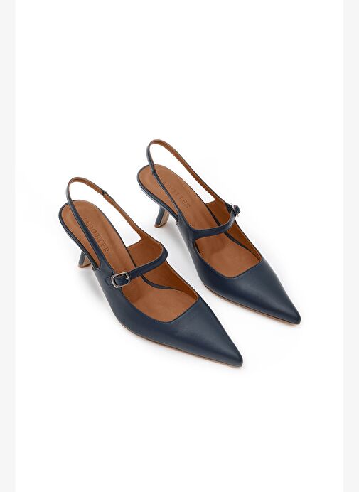 Louvre Deri 6 Cm Stiletto - Görsel 9