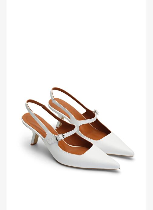 Louvre Deri 6 Cm Stiletto - Görsel 3