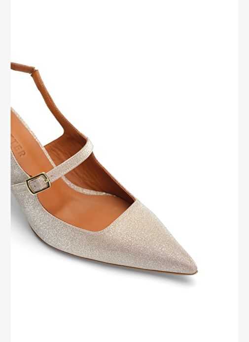 Louvre Simli 6 Cm Stiletto - Görsel 4