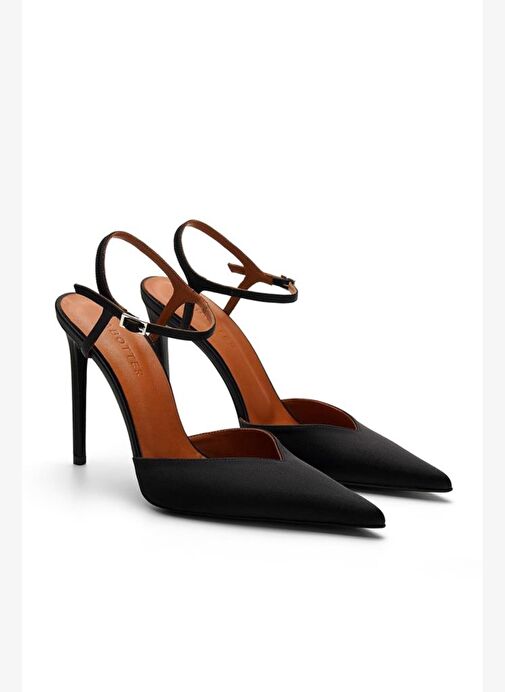 Madrıd Saten 10 Cm Stiletto - Görsel 3