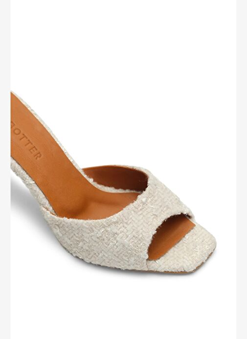 Malvina Tüvit 8 Cm Topuklu Terlik - Görsel 4