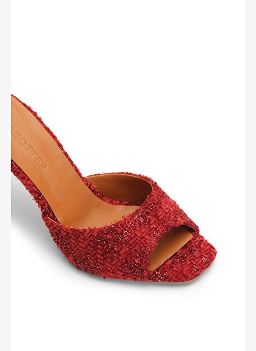 Malvina Tüvit 8 Cm Topuklu Terlik - Görsel 4