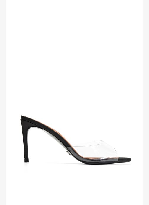 Malvina Saten 8 Cm Topuklu Terlik - Görsel 2