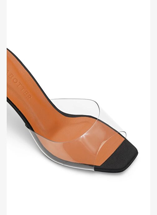 Malvina Saten 8 Cm Topuklu Terlik - Görsel 4