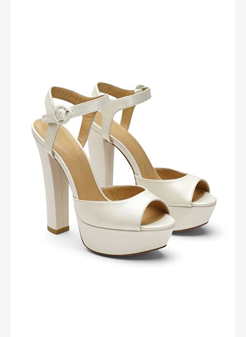 Nıfty Deri 14 Cm Platform Topuklu Ayakkabı - Görsel 3