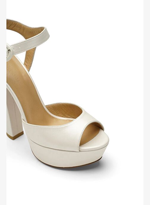 Malvina Deri 8 Cm Topuklu Terlik - Görsel 8