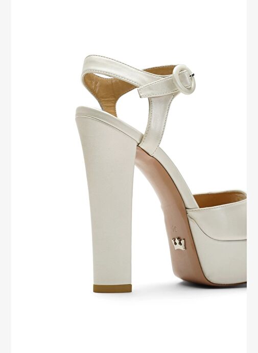 Malvina Deri 8 Cm Topuklu Terlik - Görsel 9