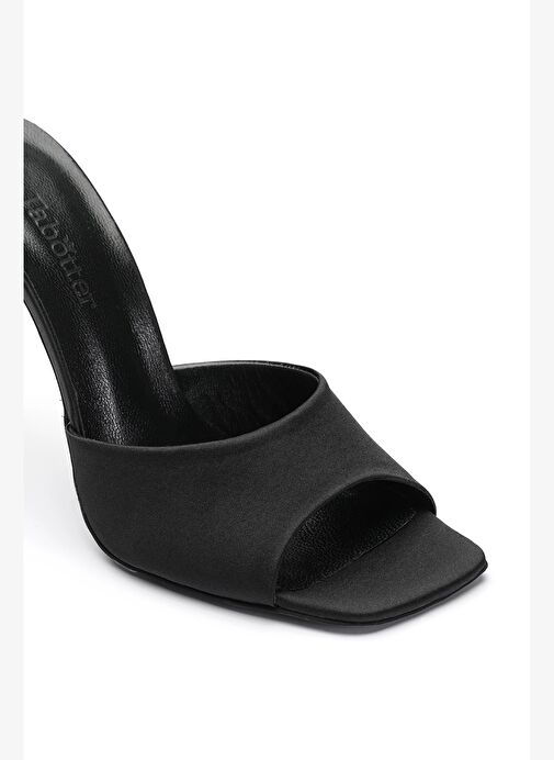 Malvina Saten 10 Cm Topuklu Terlik - Görsel 4