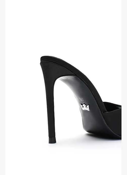 Malvina Saten 10 Cm Topuklu Terlik - Görsel 5