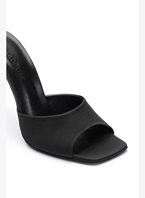 Malvina Saten 10 Cm Topuklu Terlik - Görsel 8