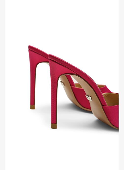 Malvina Saten 10 Cm Topuklu Terlik - Görsel 4