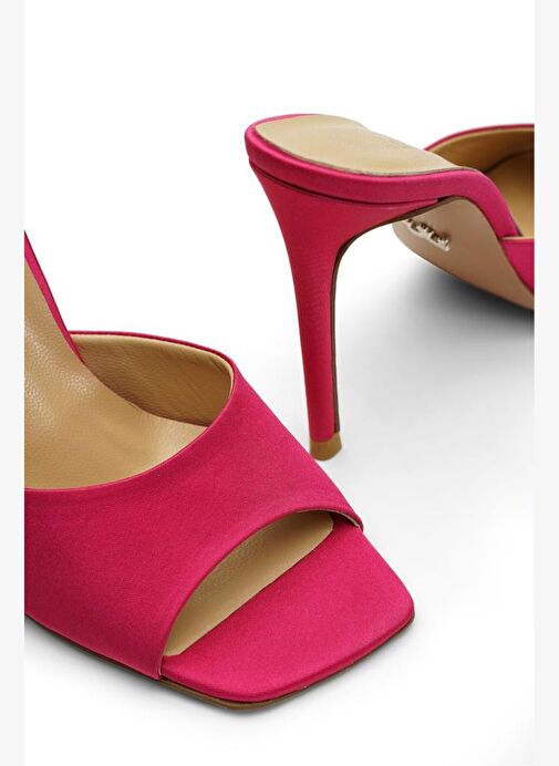 Malvina Saten 10 Cm Topuklu Terlik - Görsel 9