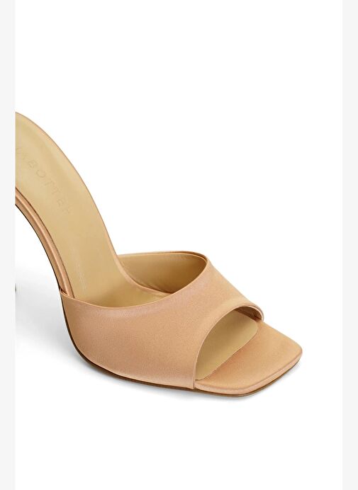 Malvina Saten 10 Cm Topuklu Terlik - Görsel 8