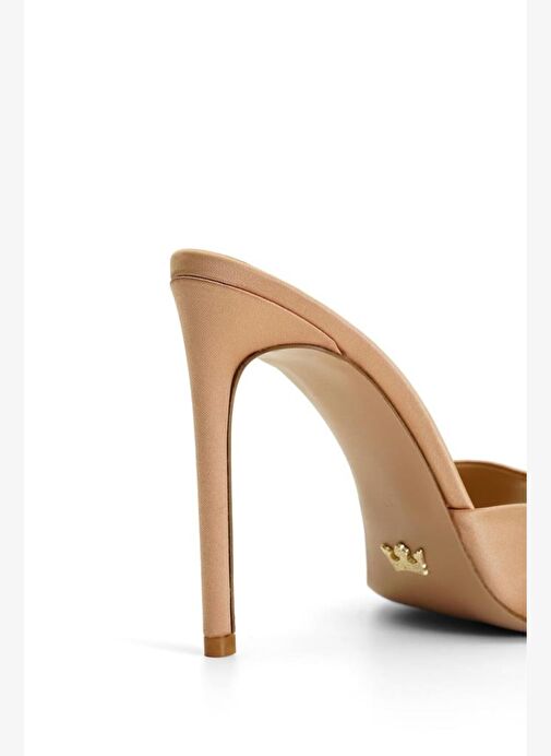 Malvina Saten 10 Cm Topuklu Terlik - Görsel 9