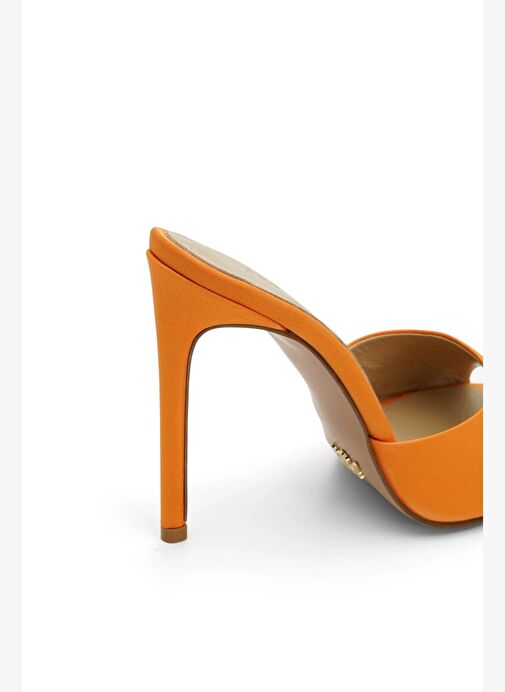 Malvina Saten 10 Cm Topuklu Terlik - Görsel 5