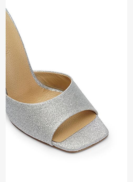 Malvina Simli 10 Cm Topuklu Terlik - Görsel 4