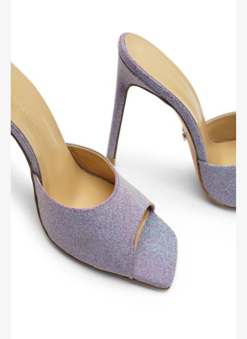 Malvina Simli 10 Cm Topuklu Terlik - Görsel 4