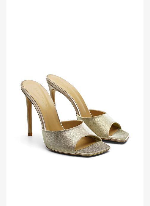 Malvina Simli 10 Cm Topuklu Terlik - Görsel 3