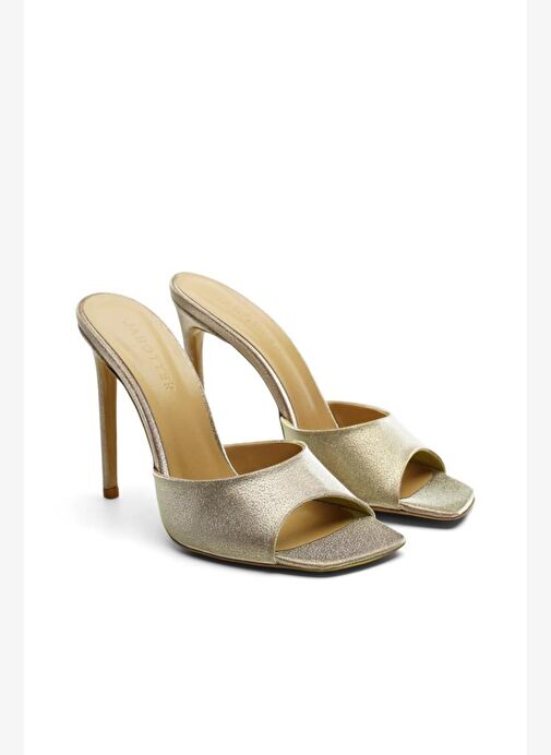 Malvina Simli 10 Cm Topuklu Terlik - Görsel 7