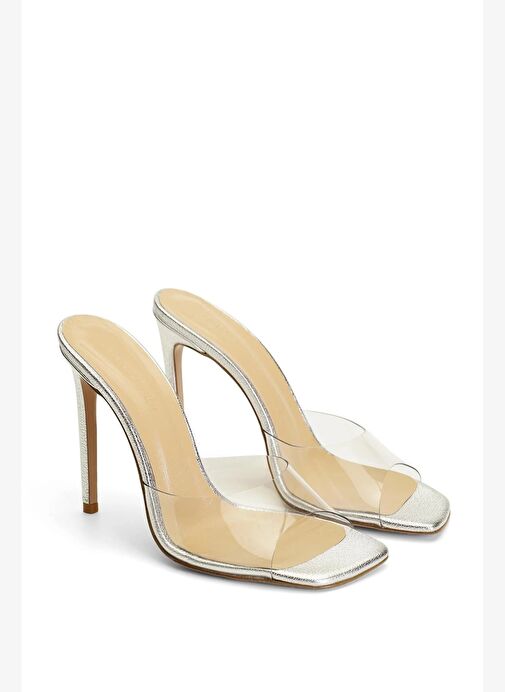 Malvina Deri 10 Cm Topuklu Terlik - Görsel 3