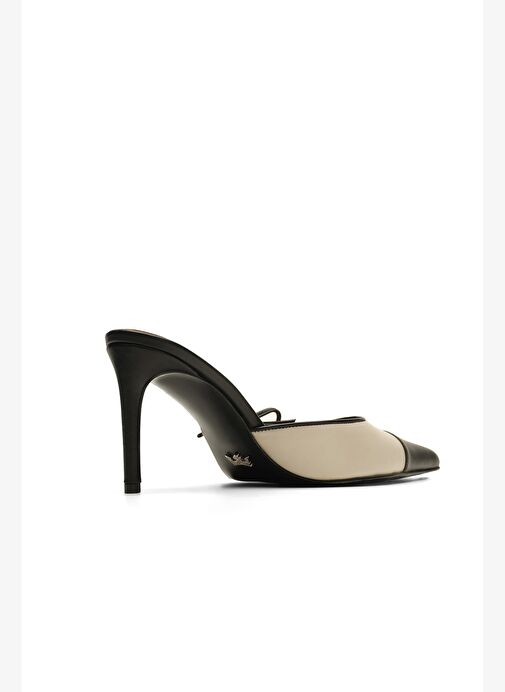 Mandala I Deri 8 Cm Topuklu Terlik - Görsel 5