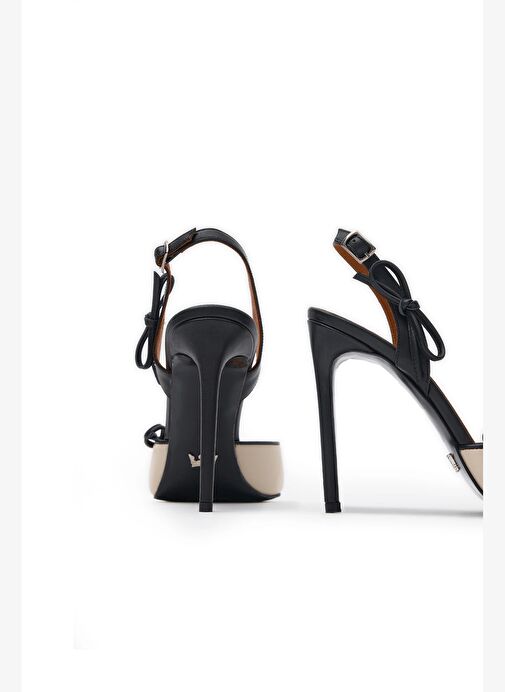 Mandala II Deri 10 Cm Topuklu Terlik - Görsel 6