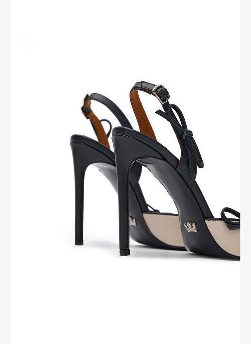 Mandala II Deri 10 Cm Topuklu Terlik - Görsel 7