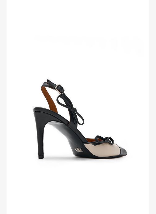 Mandala II Deri 8 Cm Topuklu Terlik - Görsel 5