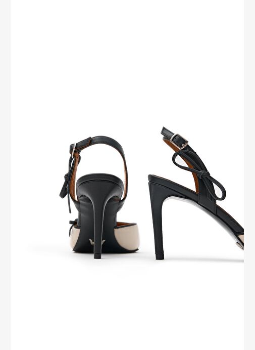 Mandala II Deri 8 Cm Topuklu Terlik - Görsel 6