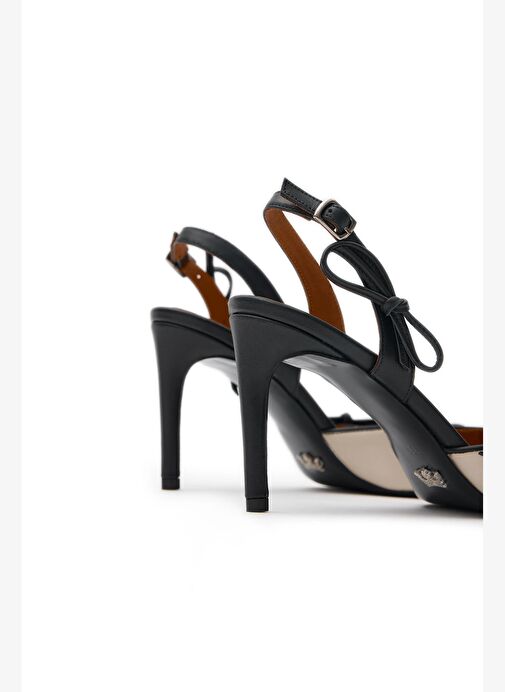 Mandala II Deri 8 Cm Topuklu Terlik - Görsel 7