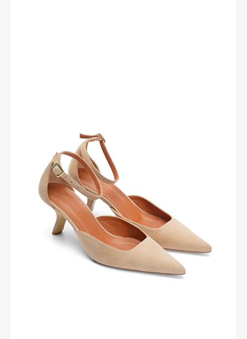 Martina Süet 6 Cm Stiletto - Görsel 3