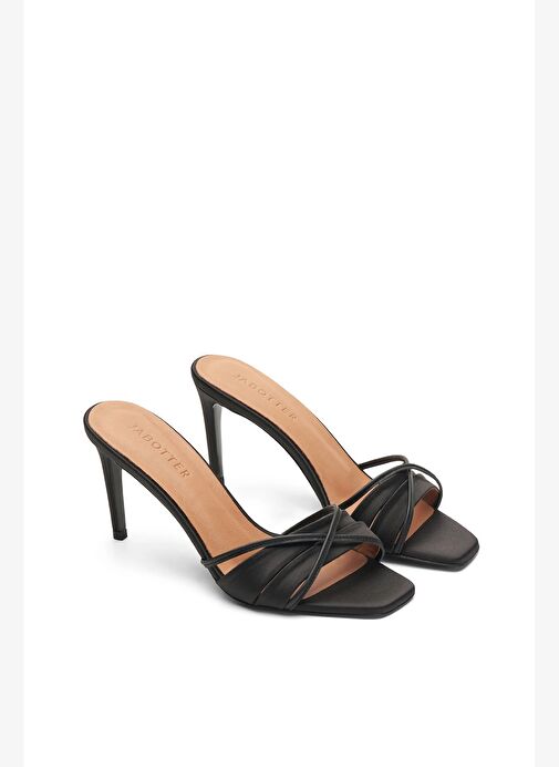 Merly Saten 8 Cm Topuklu Terlik - Görsel 3