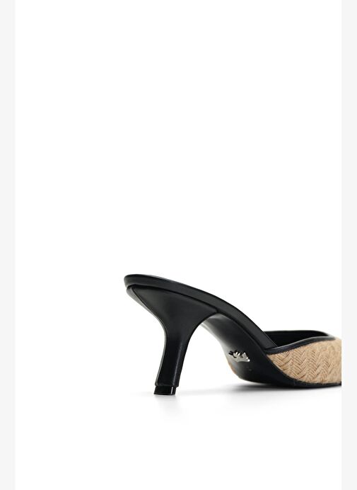 Mıchonne Deri 6 Cm Topuklu Terlik - Görsel 5