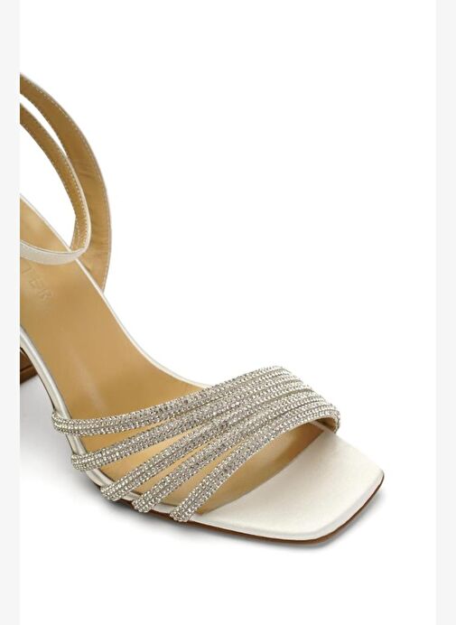 Mısha Saten 8 Cm Topuklu Ayakkabı - Görsel 4