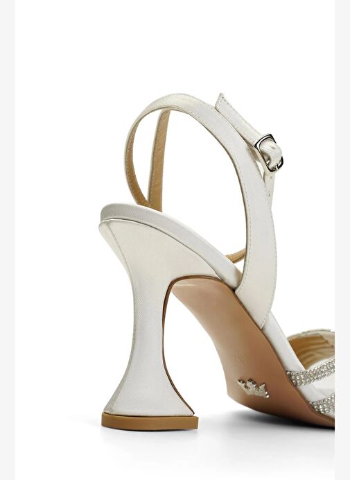 Mısha Saten 8 Cm Topuklu Ayakkabı - Görsel 5