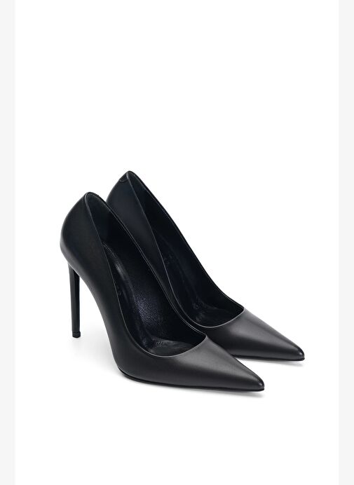 Monaco Deri 10 Cm Stiletto - Görsel 3