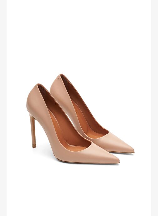 Monaco Deri 10 Cm Stiletto - Görsel 3