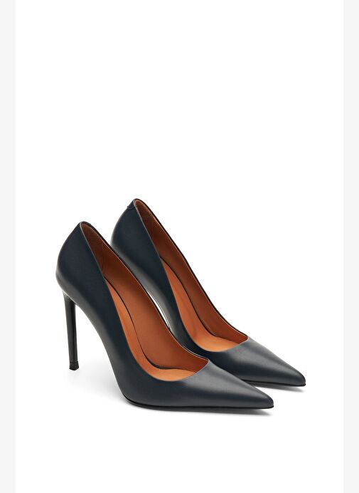 Monaco Deri 10 Cm Stiletto - Görsel 3