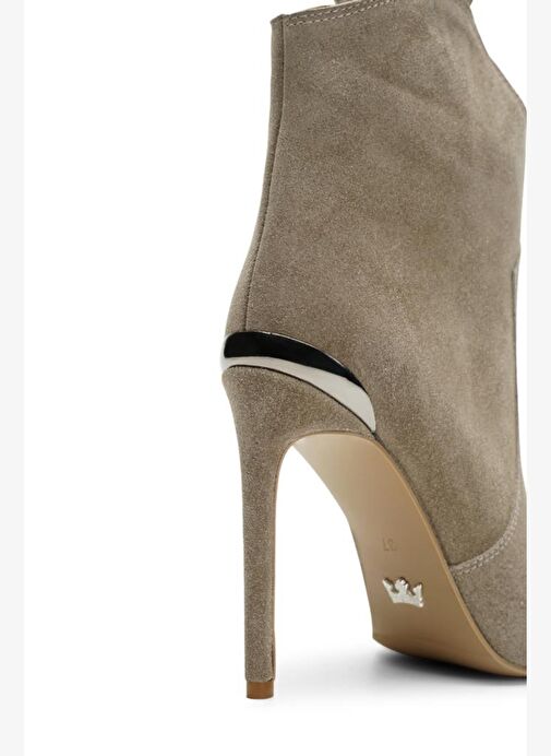 Newras Süet 10 Cm Topuklu Bot - Görsel 4