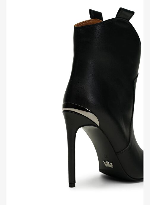 Newras Deri 10 Cm Topuklu Bot - Görsel 4